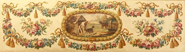 Appraisal: Property from the Collection of Jennifer Berry circa Tapestry cartoon