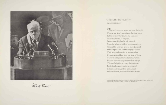 Appraisal: FROST ROBERT Dedication The Gift Outright The Inaugural Address editions