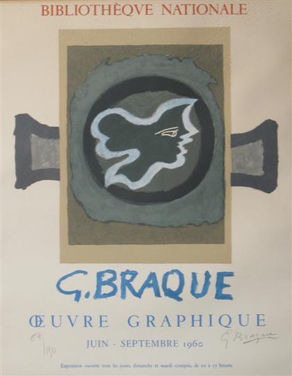 Appraisal: AFTER GEORGES BRAQUE french - GEORGES BRAQUE - OEUVRE GRAPHIQUE