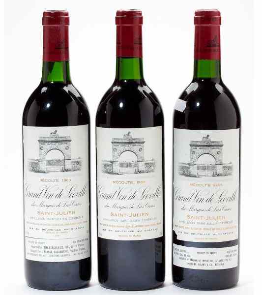 Appraisal: Chateau Leoville Las Cases total bottlesVintage St Julien bn Vintage