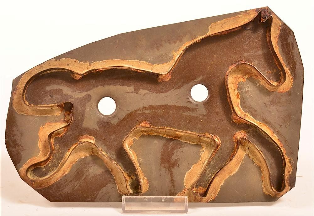 Appraisal: th Century Trotting Horse Tin Cookie Cutter th Century Trotting