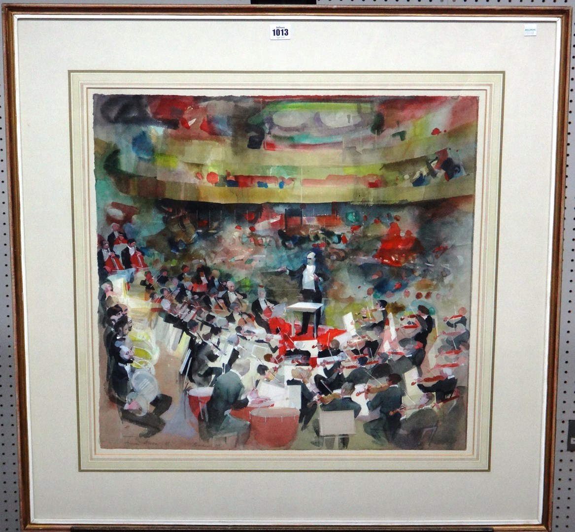 Appraisal: Frank Joseph Archer - Bruckner's th watercolour signed inscribed and