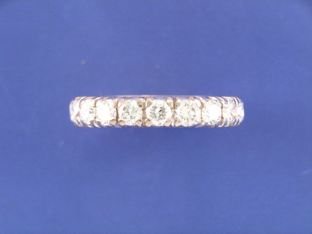 Appraisal: An ct white gold full circle diamond set dress ring