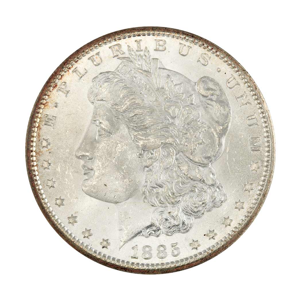 Appraisal: CC Morgan Dollar Brilliant Uncirculated example with nice clean surfaces