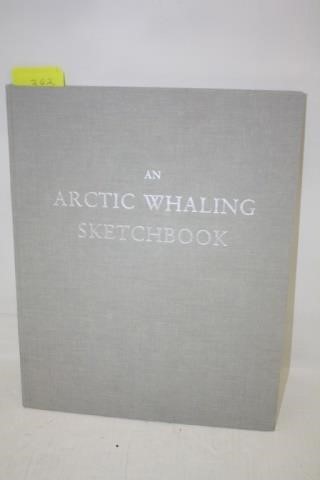 Appraisal: LARGE BOUND BOOK TITLED AN ARCTIC WHALINGSKETCHBOOK BY WILLIAM GILKERSON