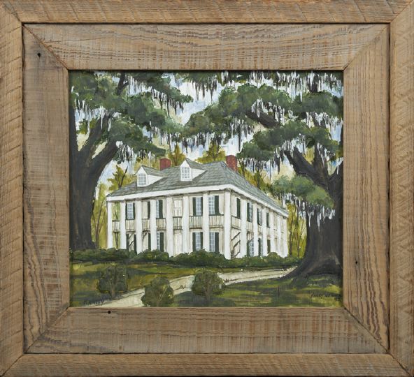 Appraisal: Henry Watson Sr American Louisiana b Ramsey Plantation hand-painted bas-relief