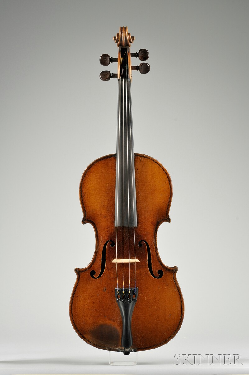 Appraisal: French Violin c labeled DA CAPPA length of back mm