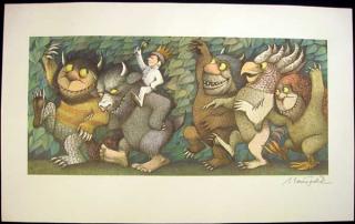 Appraisal: Maurice Sendak WHERE THE WILD THINGS ARE c Artist Signed