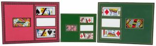 Appraisal: Zig Zag Cards Set of Three Holland Eddy Taytelbaum s