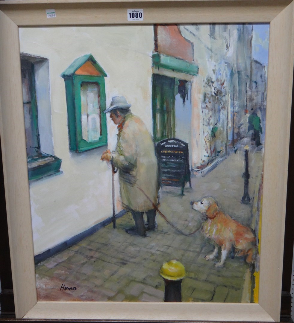 Appraisal: Hensen th century The Menu Kinsale Co Cork oil on