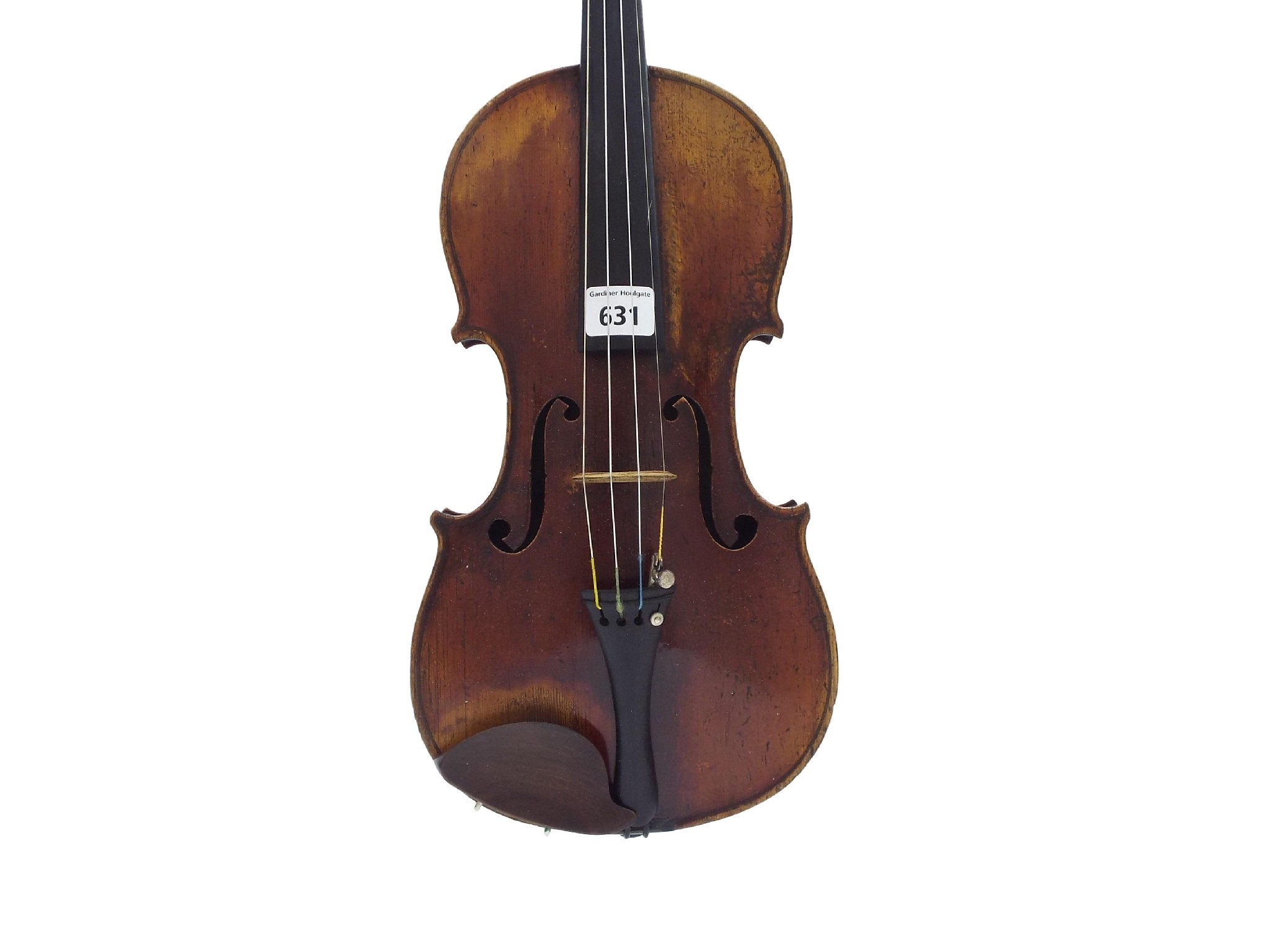 Appraisal: French violin circa from Justin Derazey and stamped J Derazey