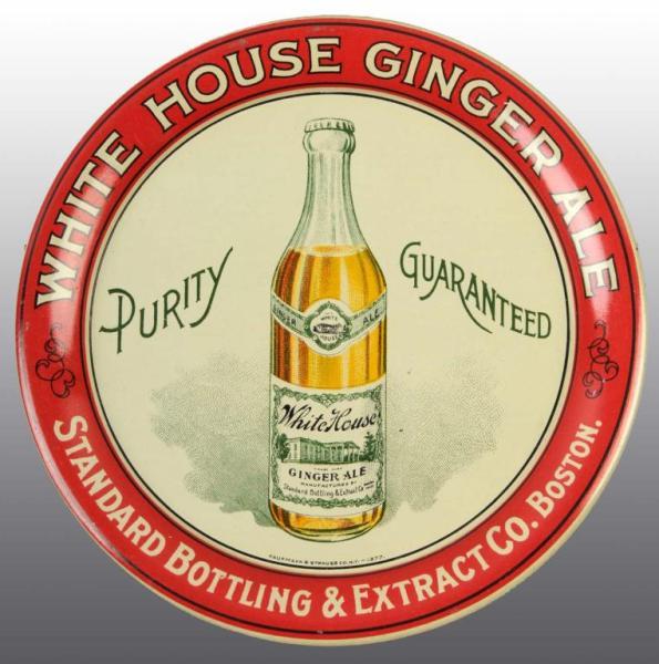 Appraisal: White House Ginger Ale Tip Tray Description Manufactured by Kaufman