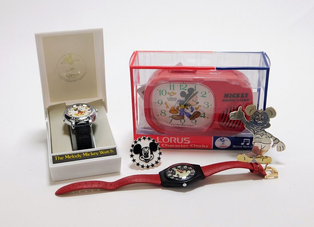 Appraisal: PC Lorus Other Walt Disney Watches Pin Japan Mexico th