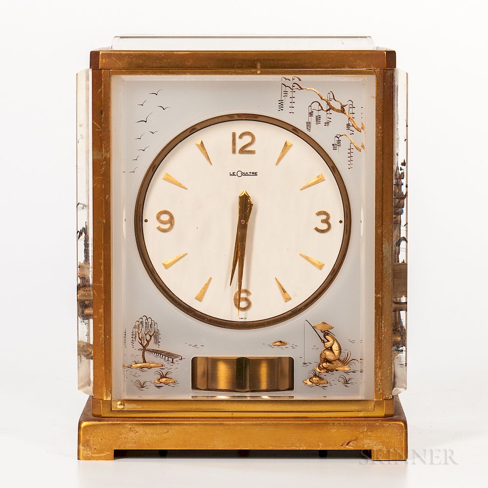 Appraisal: LeCoultre Cie Lucite Atmos Clock LeCoultre Cie Lucite Atmos Clock