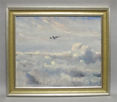 Appraisal: ERIC SLOANE AMERICAN - LAST FLIGHT AT FT Oil on