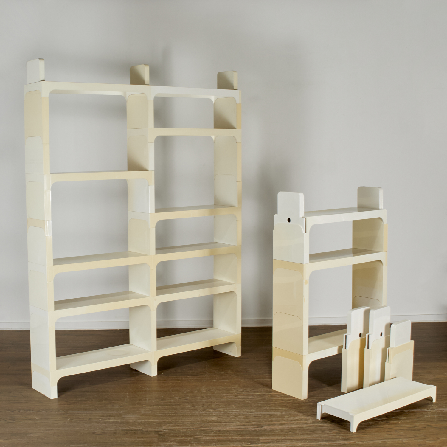 Appraisal: OLAF VON BOHR FOR KARTELL MODULAR SHELVING th c white