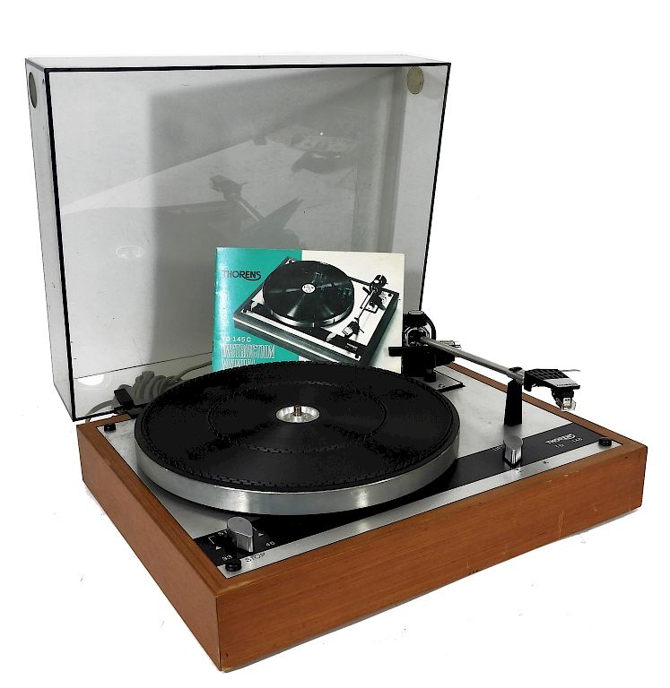 Appraisal: Thorens TD- C Transcription Record Turntable Thorens Switzerland th Century