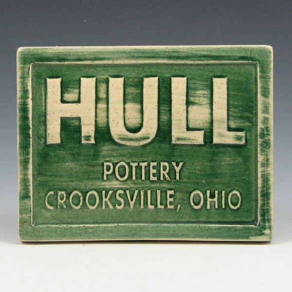 Appraisal: Hull Pottery Ohio Ceramic Center Crooksville Sign Hull Pottery sign