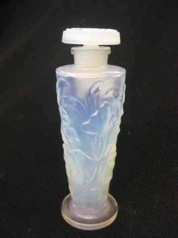 Appraisal: Sabino French Opalescent Art Glass PerfumeBottle ''Orchidee'' '' signed excelelnt