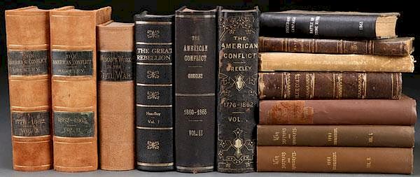 Appraisal: CIVIL WAR BOOKS CIVIL WAR BOOKS Comprising The American Conflict