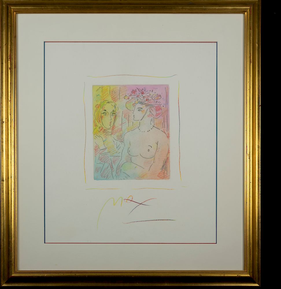 Appraisal: Peter Max - Homage to picasso Lot Peter Max American