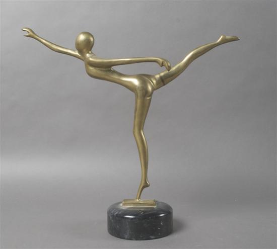 Appraisal: A Bronze Figure Artist Unknown Height inches