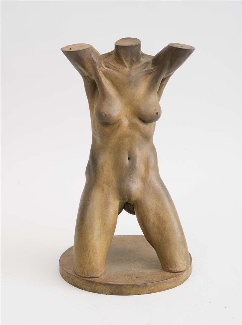 Appraisal: ROBERT GRAHAM - TORSO Bronze with brown patina signed 'R