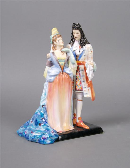 Appraisal: A Royal Doulton Porcelain Figural Group Height inches