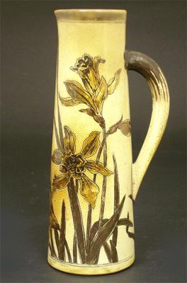 Appraisal: A Martin Brothers stoneware jug by Robert Wallace Martin tapering