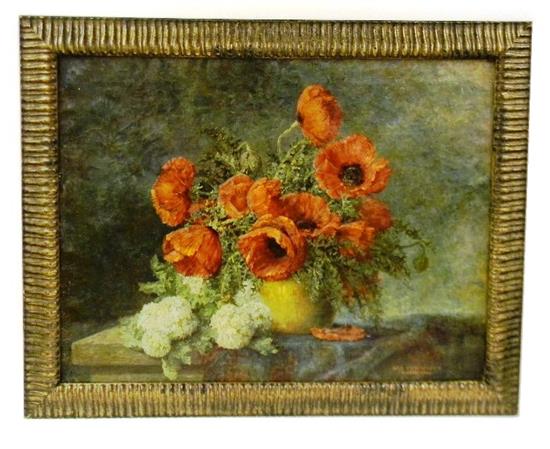 Appraisal: After Max Theodore Streckenbach German - enhanced print still life