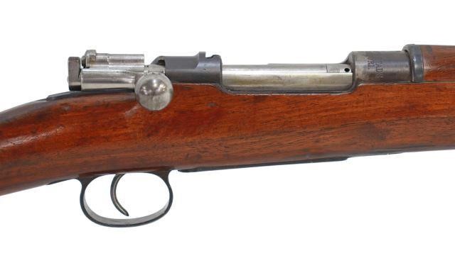 Appraisal: Swedish Mauser Model rifle bolt action with straight handle x