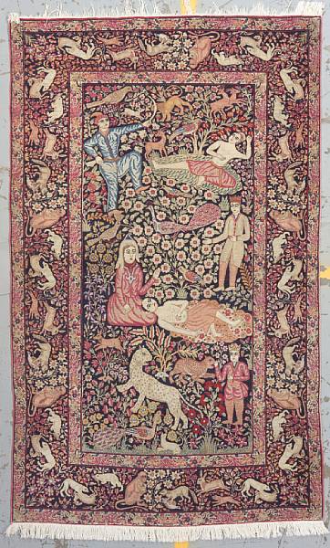 Appraisal: A Lavar Kerman rug South Central Persia late th century