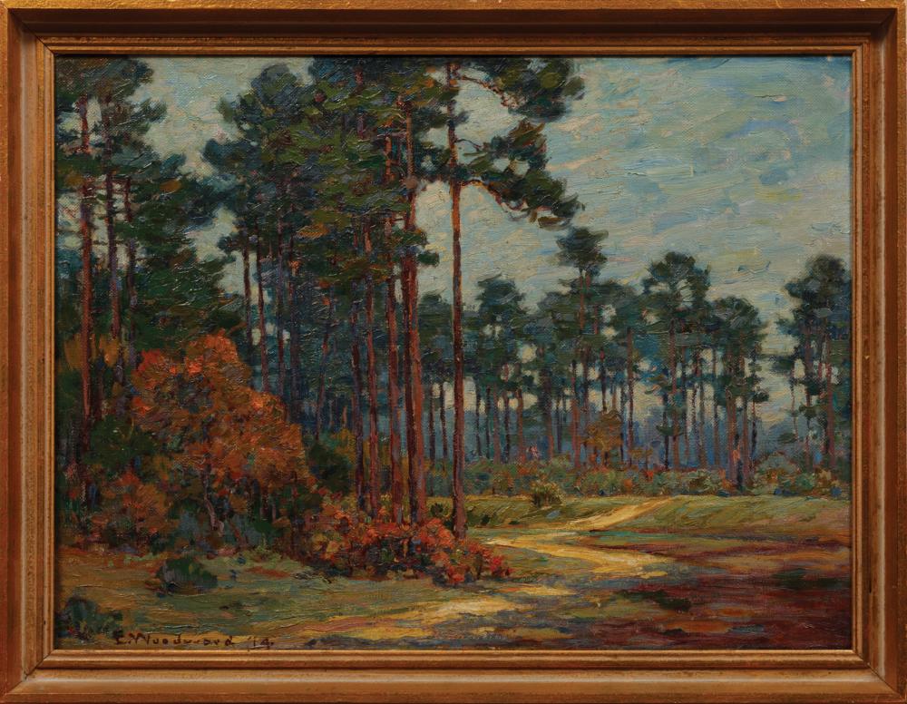 Appraisal: Ellsworth Woodward American Louisiana - St Tammany Pines oil on