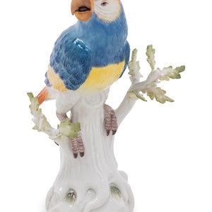 Appraisal: A Meissen Porcelain Bird Figure th Century in the form