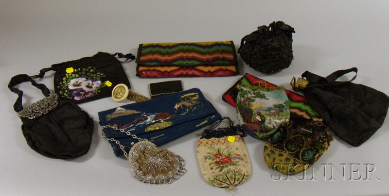 Appraisal: Group of Twelve Victorian and Art Deco Purses including an