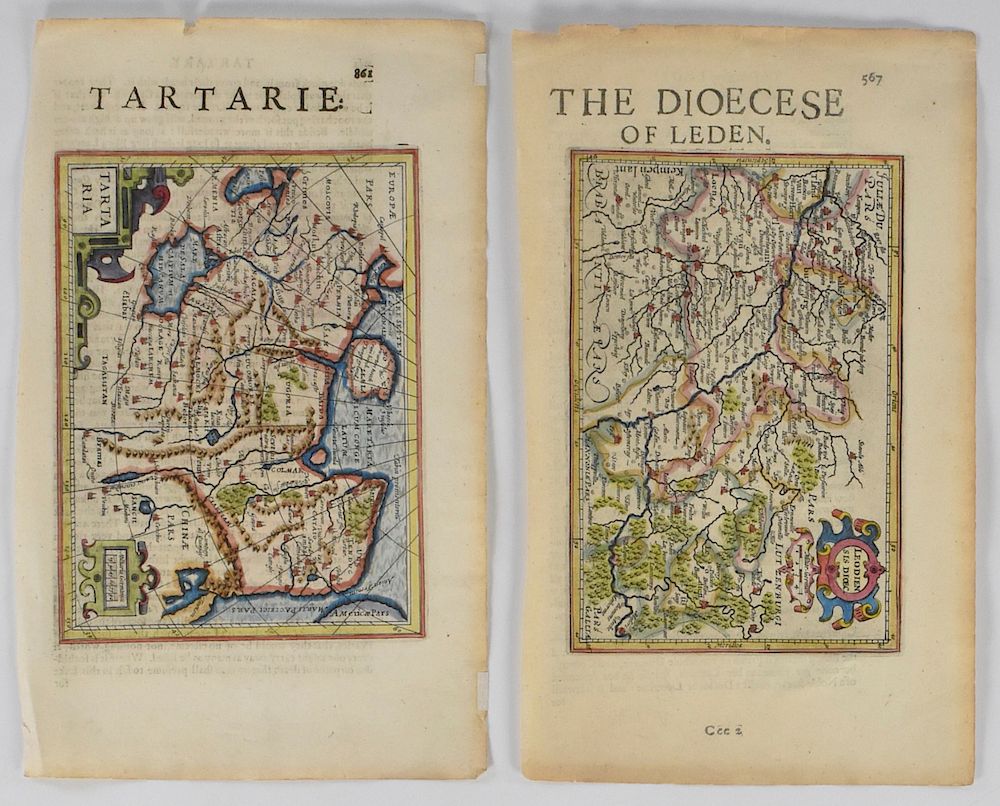 Appraisal: Grp th and th c Maps of the World Hondius