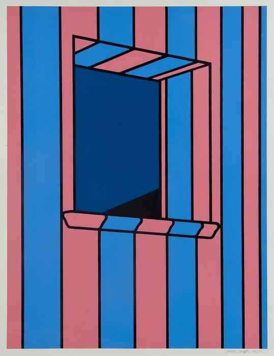 Appraisal: Patrick Caulfield RA - Window at Night silkscreen print signed