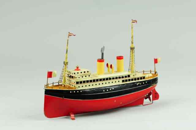 Appraisal: FLEISCHMANN OCEAN LINER Germany c 's billed as the newest