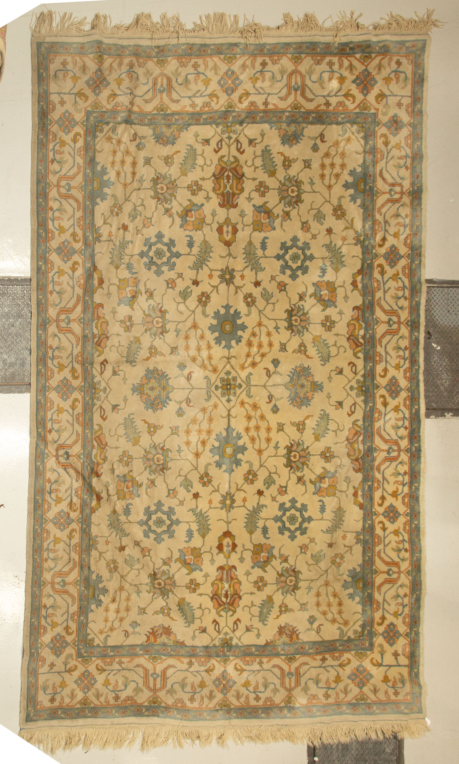 Appraisal: OUSHAK CARPET TURKEY X Hand-knotted wool pile