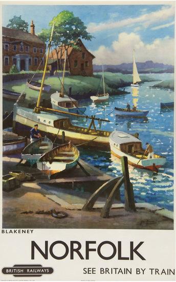 Appraisal: AYLING George - NORFOLK Blakeney British Railways offset lithograph in