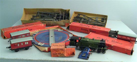 Appraisal: Hornby No gauge O tin plate clockwork special tank locomotive