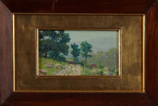 Appraisal: John E Jenkins - Landscape with Road late th c