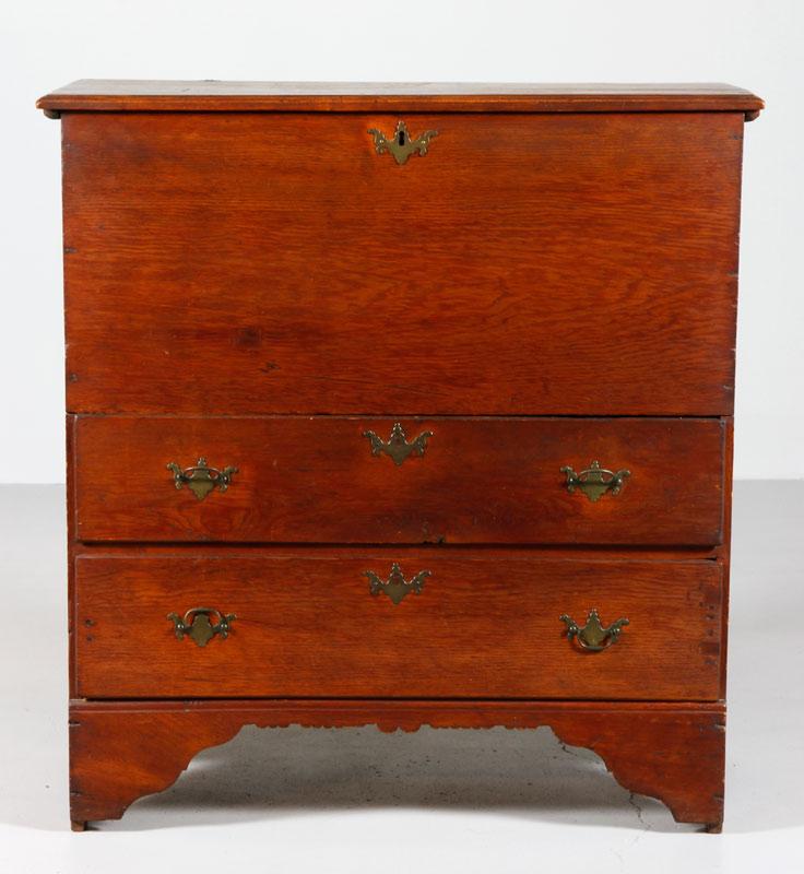 Appraisal: - th C Chippendale Blanket Chest th century Chippendale blanket