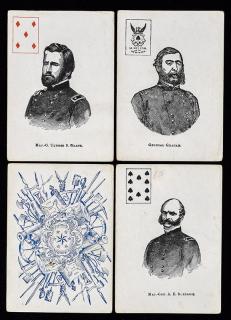 Appraisal: Mortimer Nelson Civil War Union Generals Playing Cards New York