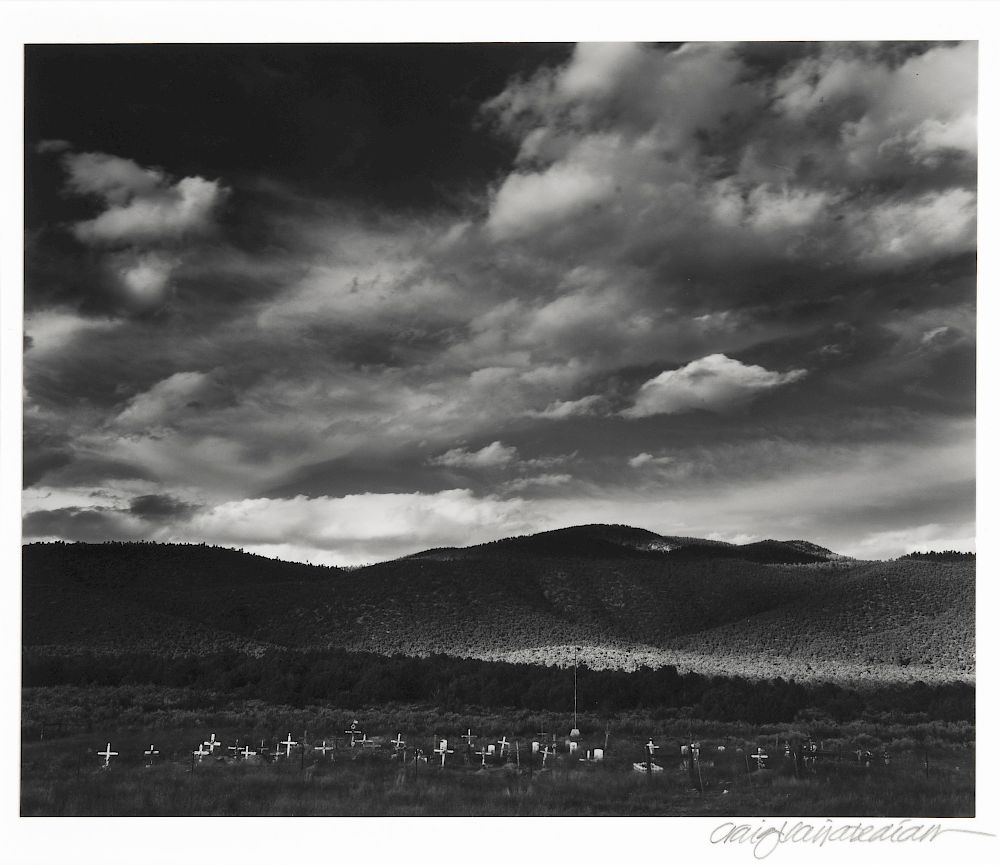 Appraisal: Craig Varjabedian Sunset and Evening Storm CRAIG VARJABEDIAN b Sunset