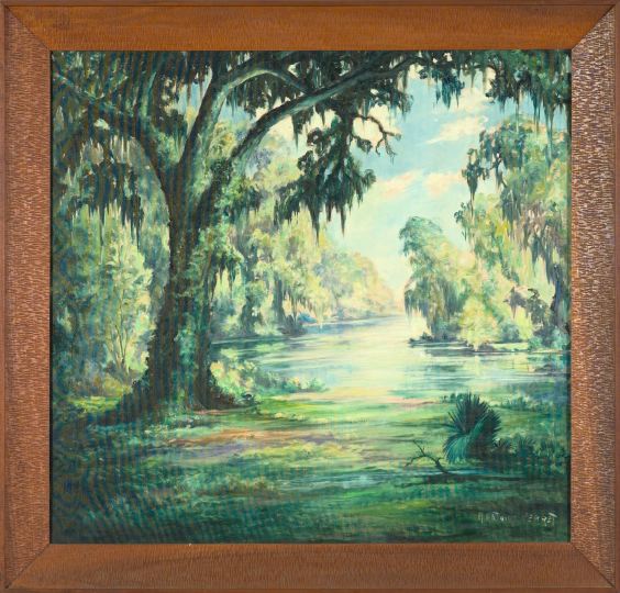 Appraisal: Antoine Verret American Louisiana th Century Around the Bend -