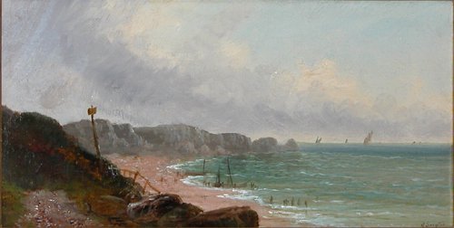 Appraisal: Artist Smythe H Title Coastal Landscape Medium oil on canvas