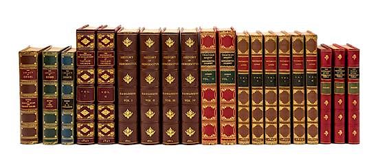 Appraisal: BINDINGS A group of works finely bound comprising BINDINGS A