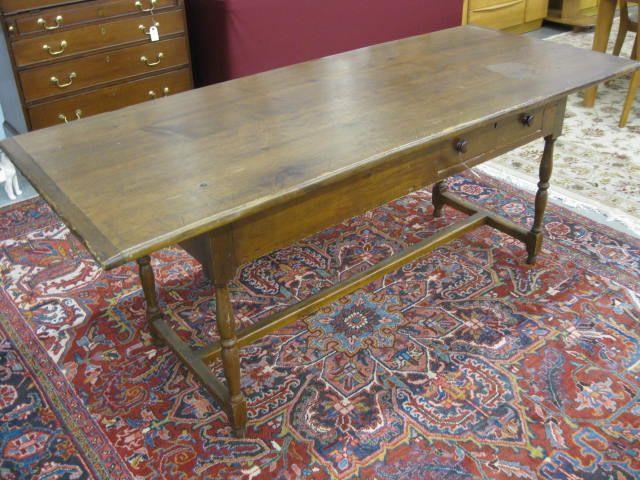 Appraisal: Early th Century Harvest Table ' long wide tall with