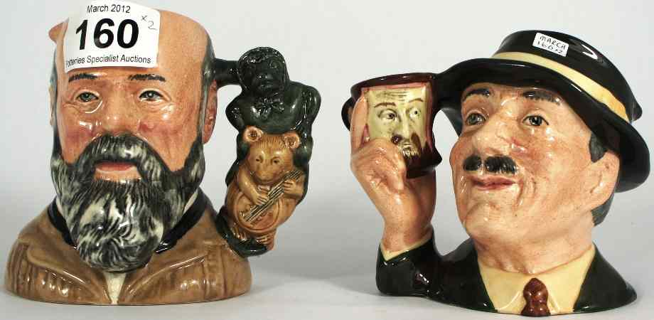 Appraisal: Royal Doulton Small Character Jugs The Collector D and George